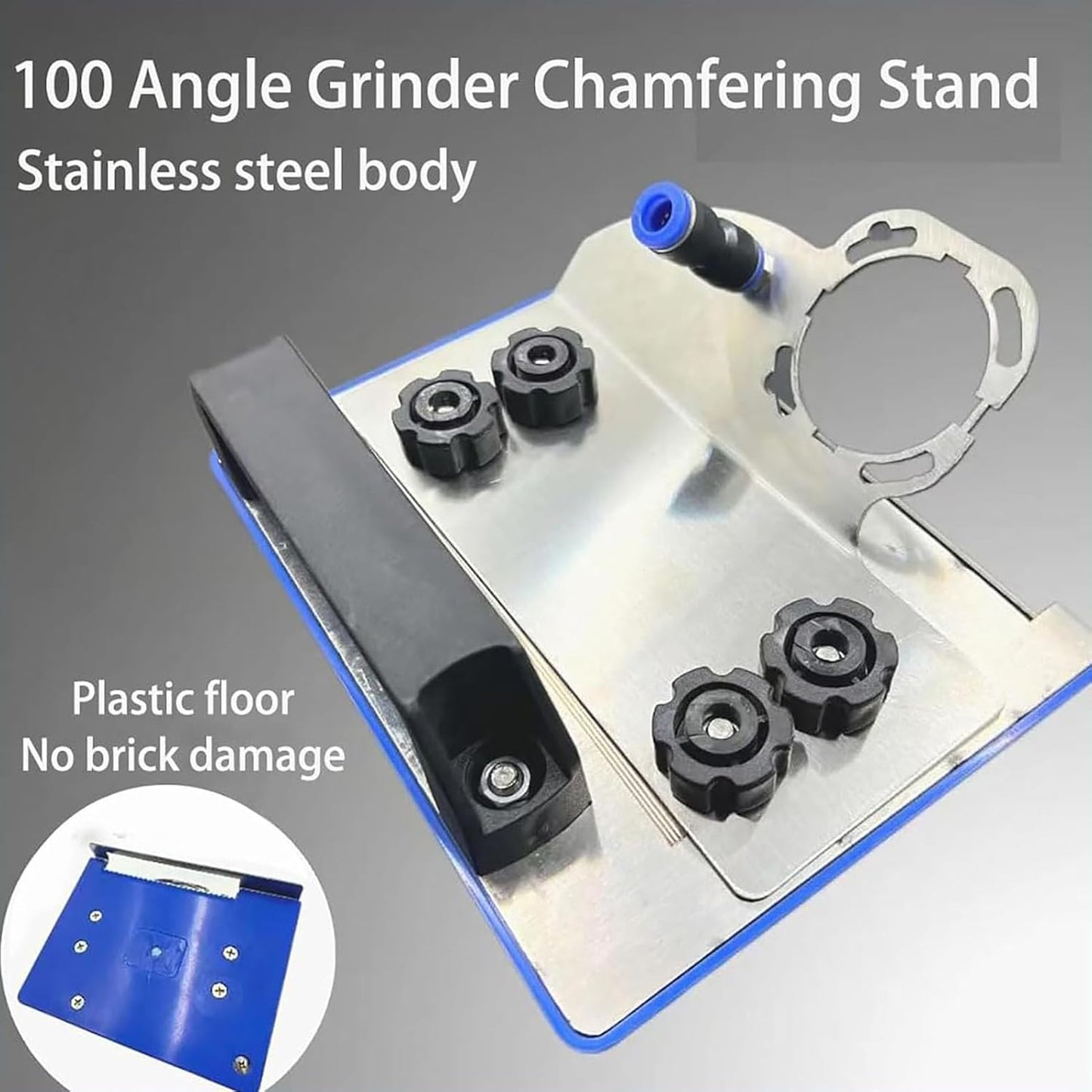 Angle Grinder Stand for Tile 45° Chamfer Cutting