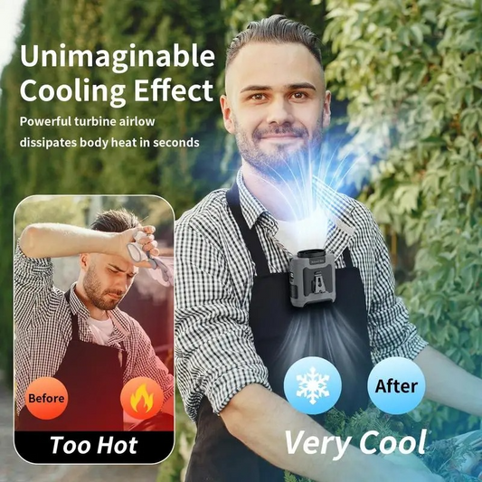 ToolMatrix™ Portable 5-in-1 Waist Fan