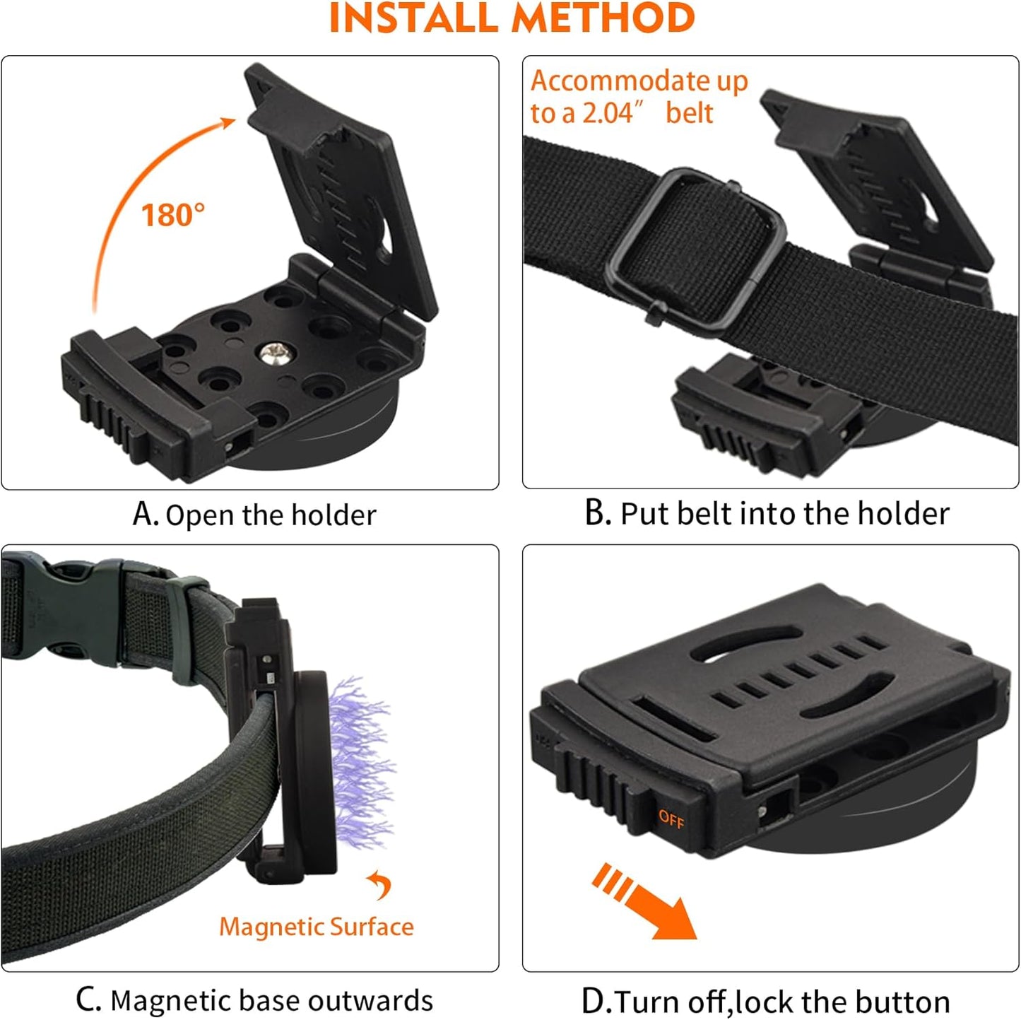 ToolMatrix™ Powerful Magnetic Tool Belt Clip