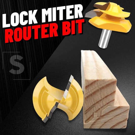 45° Lock Miter Router Bit